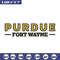 Purdue Fort Wayne logo embroidery design, NCAA embroidery, Sport embroidery, logo sport embroidery, Embroidery design.jpg