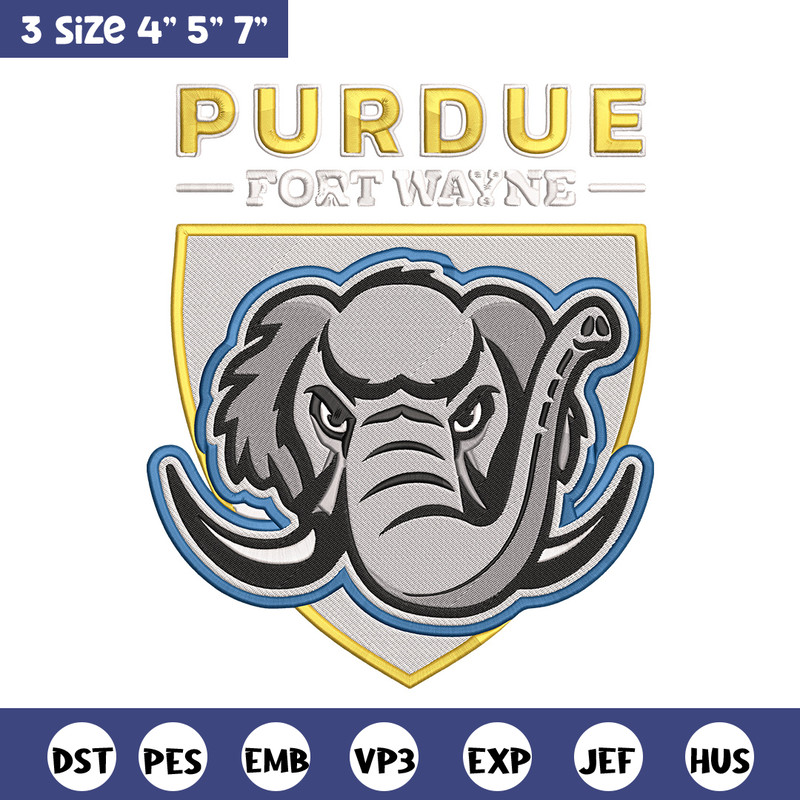 Purdue University logo embroidery design, NCAA embroidery,Sport embroidery, Embroidery design, Logo sport embroidery.jpg