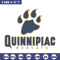 Quinnipiac University logo embroidery design, NCAA embroidery,Sport embroidery,Logo sport embroidery,Embroidery design.jpg