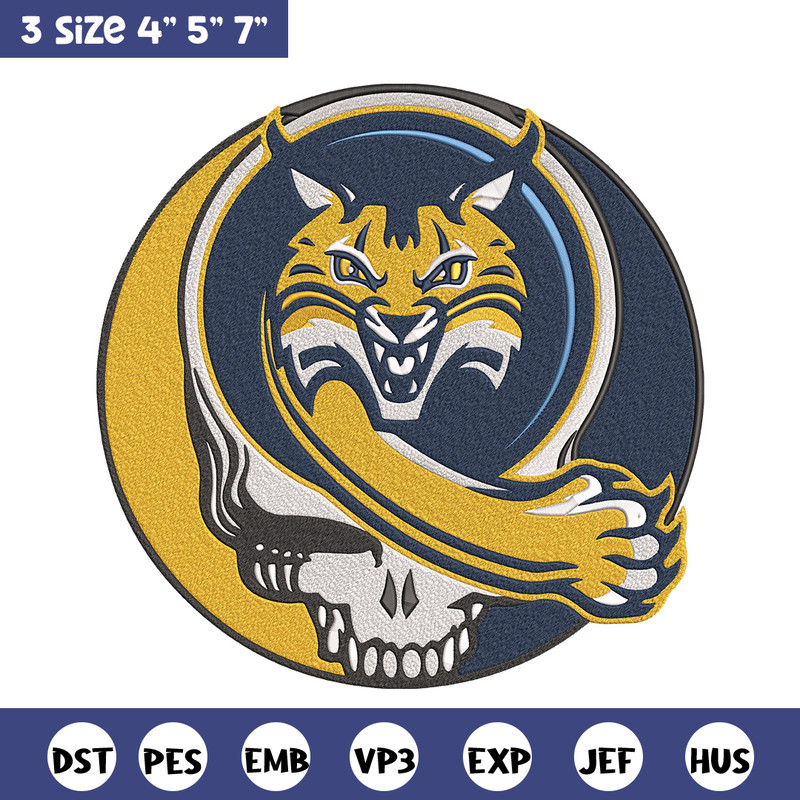 Quinnipiac University logo embroidery design, Sport embroidery, logo sport embroidery,Embroidery design, NCAA embroidery.jpg
