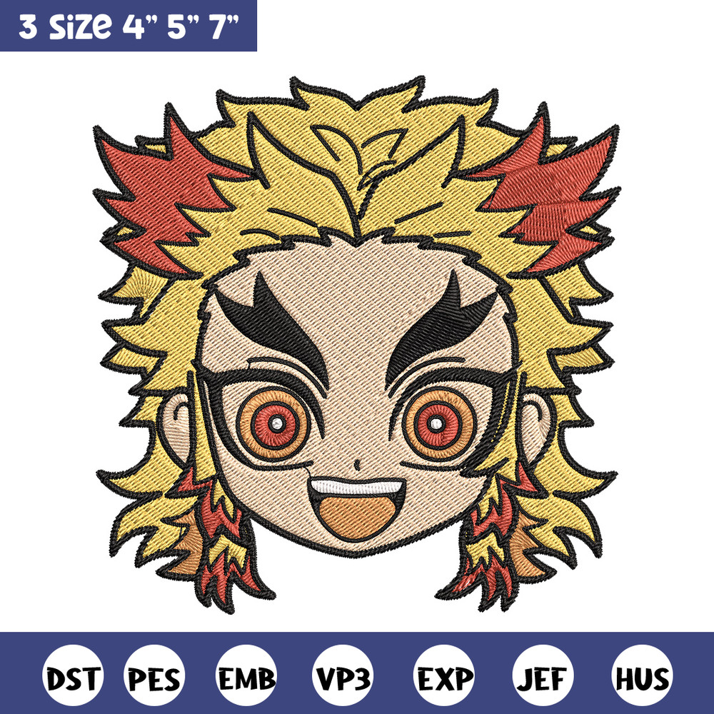 Rengoku sticker Embroidery Design, Demon slayer Embroidery, Embroidery File, Anime Embroidery, Digital download.jpg
