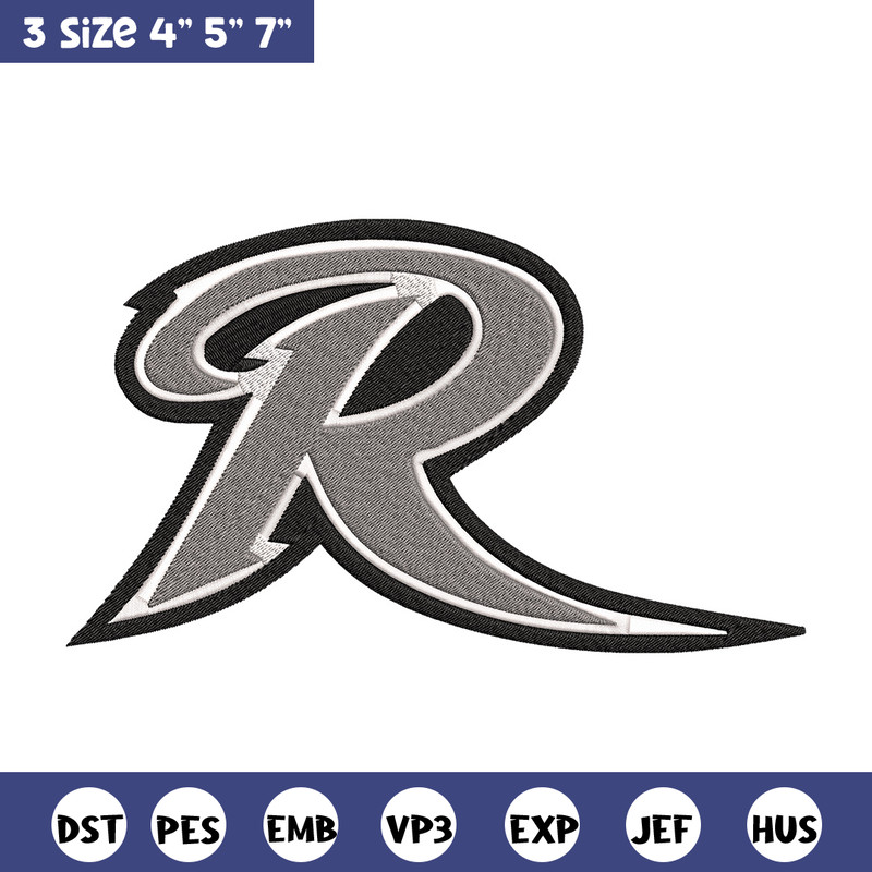 Rider University logo embroidery design,NCAA embroidery,Sport embroidery,logo sport embroidery,Embroidery design.jpg