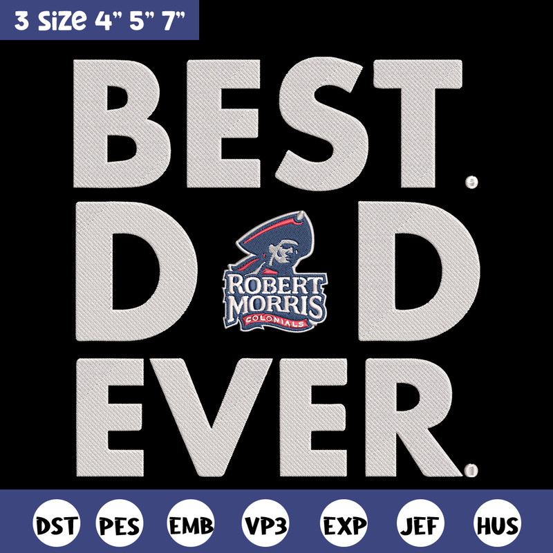 Robert Morris poster embroidery design, NCAA embroidery, Sport embroidery, Embroidery design, Logo sport embroidery.jpg