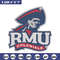 Robert Morris University logo embroidery design,NCAA embroidery,Sport embroidery,logo sport embroidery,Embroidery design.jpg