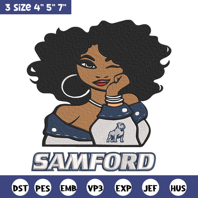 Samford University girl embroidery design, NCAA embroidery, Embroidery design, Logo sport embroidery,Sport embroidery.jpg