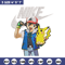 Satoshi and pikachu Nike Embroidery design, Pokemon Nike Embroidery, Nike design, Embroidery file, Instant download..jpg