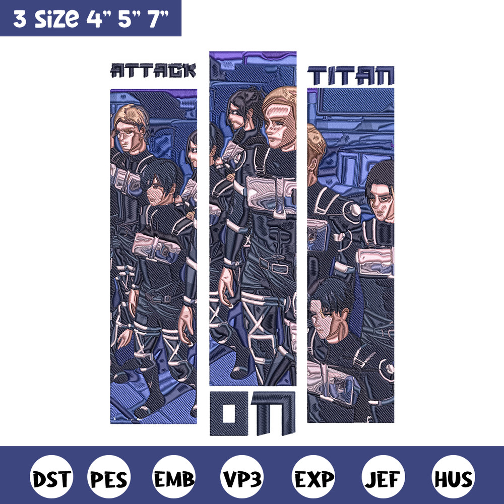 Sentinel Force Embroidery Design, Aot Embroidery, Embroidery File, Anime Embroidery, Anime shirt, Digital download.jpg