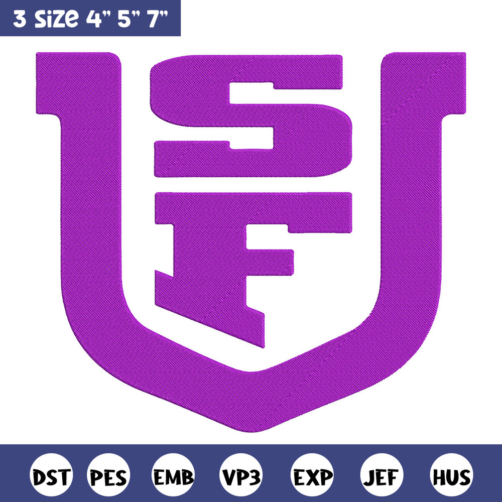 SF State logo embroidery design, NCAA embroidery, Sport embroidery,logo sport embroidery,Embroidery design..jpg