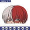 Shouto Peeker Embroidery Design, Mha Embroidery, Embroidery File, Anime Embroidery,Anime shirt, Digital download.jpg