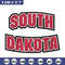 South Dakota Coyotes logo embroidery design, NCAA embroidery, Embroidery design,Logo sport embroidery,Sport embroidery.jpg