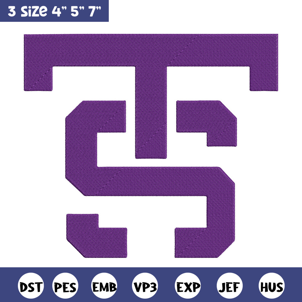 St. Thomas logo embroidery design,NCAA embroidery,Sport embroidery, Logo sport embroidery, Embroidery design..jpg