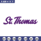 St. Thomas Tommies logo embroidery design, NCAA embroidery, Embroidery design,Logo sport embroidery,Sport embroidery.jpg