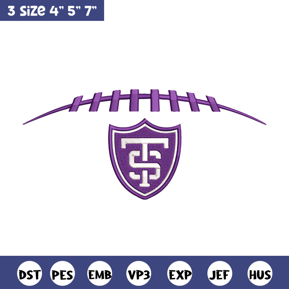 St. Thomas University logo embroidery design, NCAA embroidery, Sport embroidery, Embroidery design,Logo sport embroidery.jpg