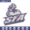 Stephen F Austin State logo embroidery design, NCAA embroidery, Sport embroidery,Logo sport embroidery,Embroidery design.jpg