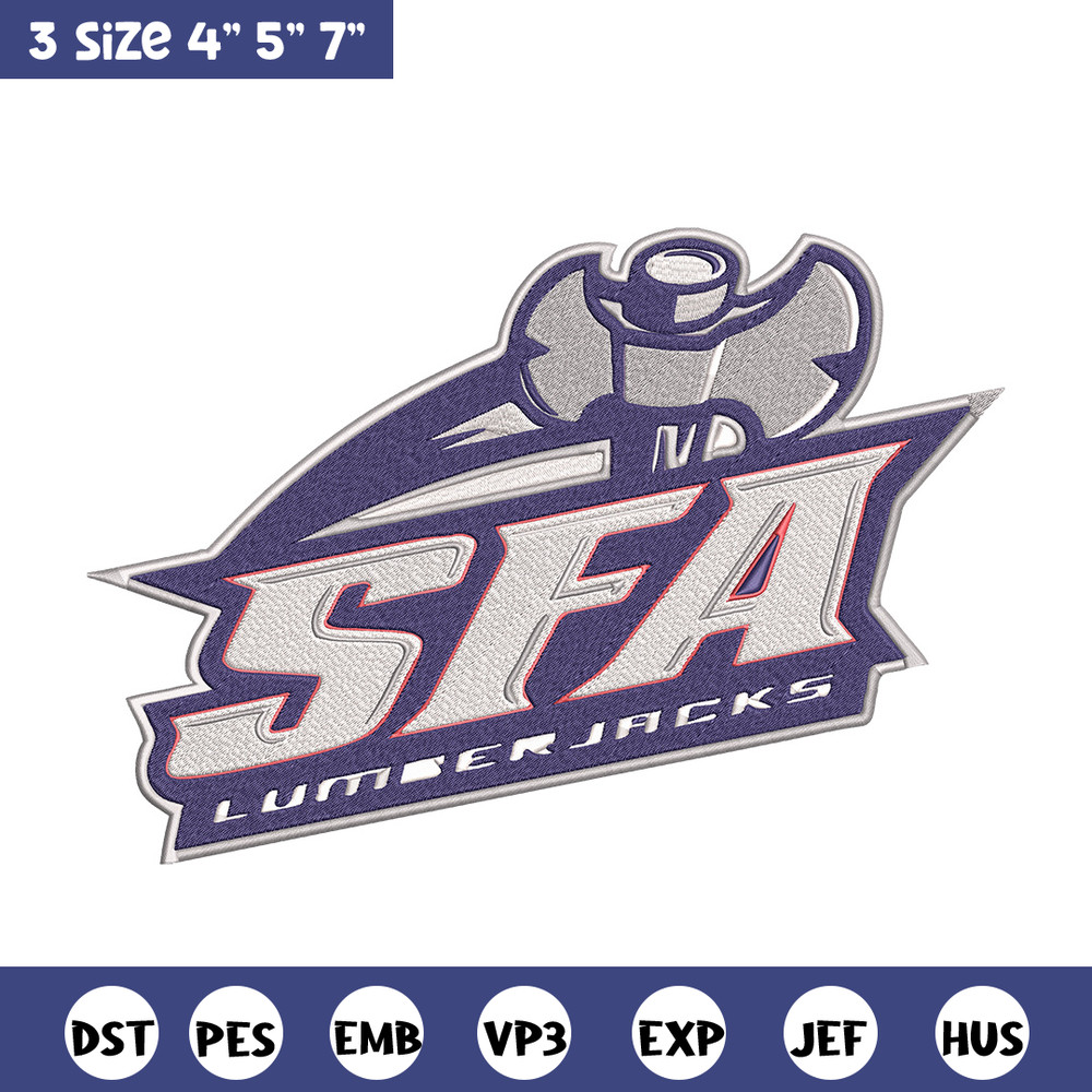 Stephen F. Austin logo embroidery design,NCAA embroidery,Sport embroidery, logo sport embroidery,Embroidery design.jpg