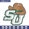 Stetson Hatters logo embroidery design, NCAA embroidery, Sport embroidery,Logo sport embroidery,Embroidery design.jpg