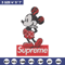 Supreme mickey Embroidery Design, Mickey Embroidery, Embroidery File, Supreme Embroidery, Anime shirt, Digital download.jpg