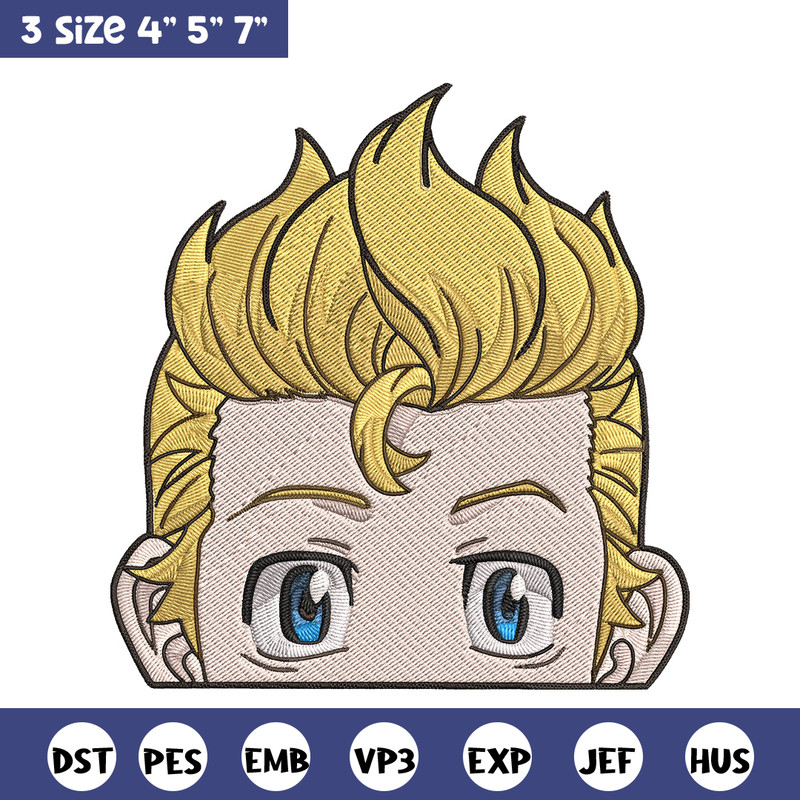 Takemichi Embroidery Design, Tokyo Revengers Embroidery, Embroidery File, Anime Embroidery,Anime shirt, Digital download.jpg