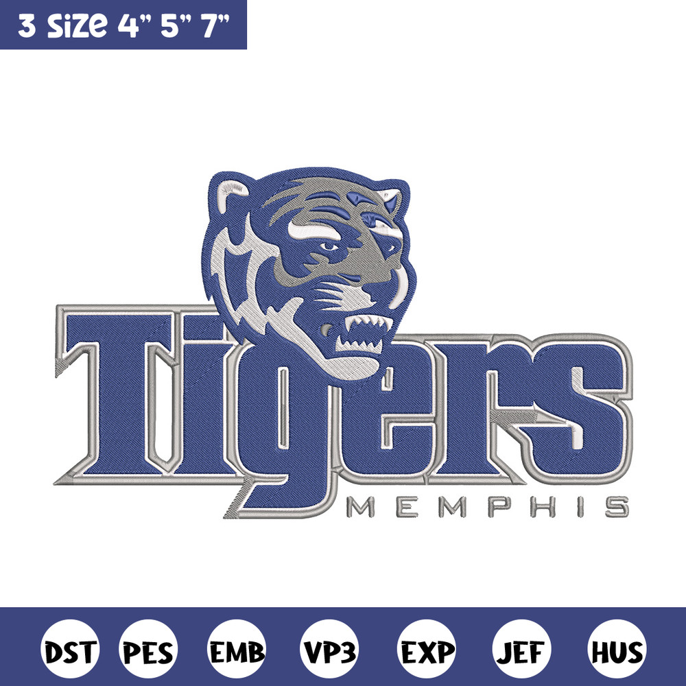 Tigers Memphis logo embroidery design, NCAA embroidery, Sport embroidery,Logo sport embroidery,Embroidery design.jpg
