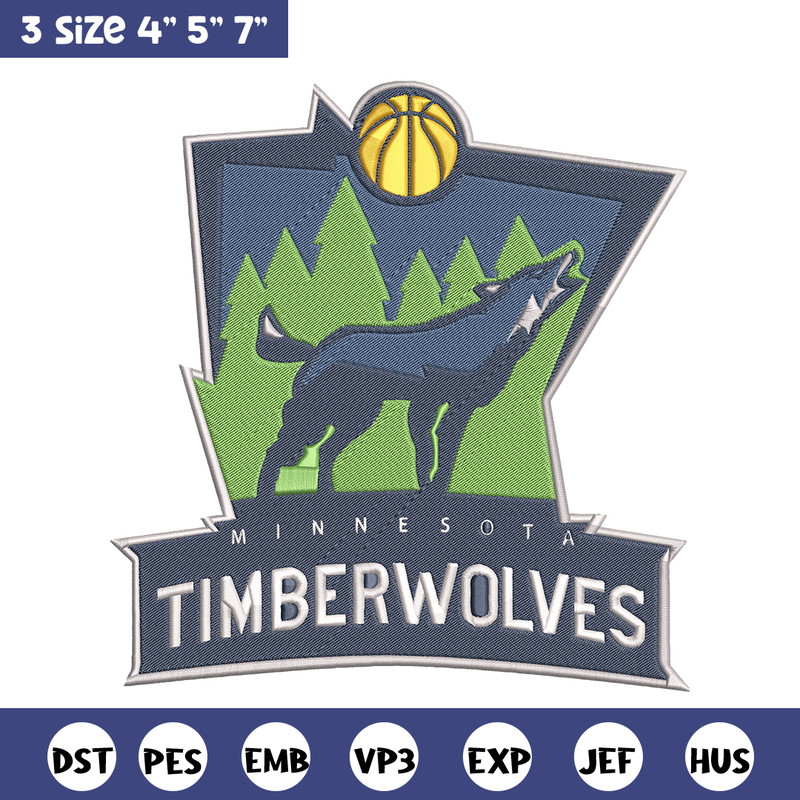 Timberwolves basketball embroidery design, NBA embroidery, Sport embroidery, Embroidery design,Logo sport embroidery.jpg