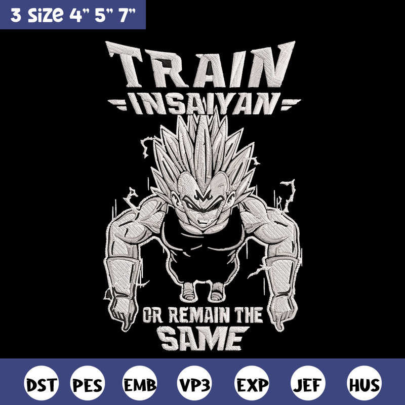 Train in saiyan Embroidery Design, Dragonball Embroidery,Embroidery File, Anime Embroidery, Anime shirt,Digital download.jpg