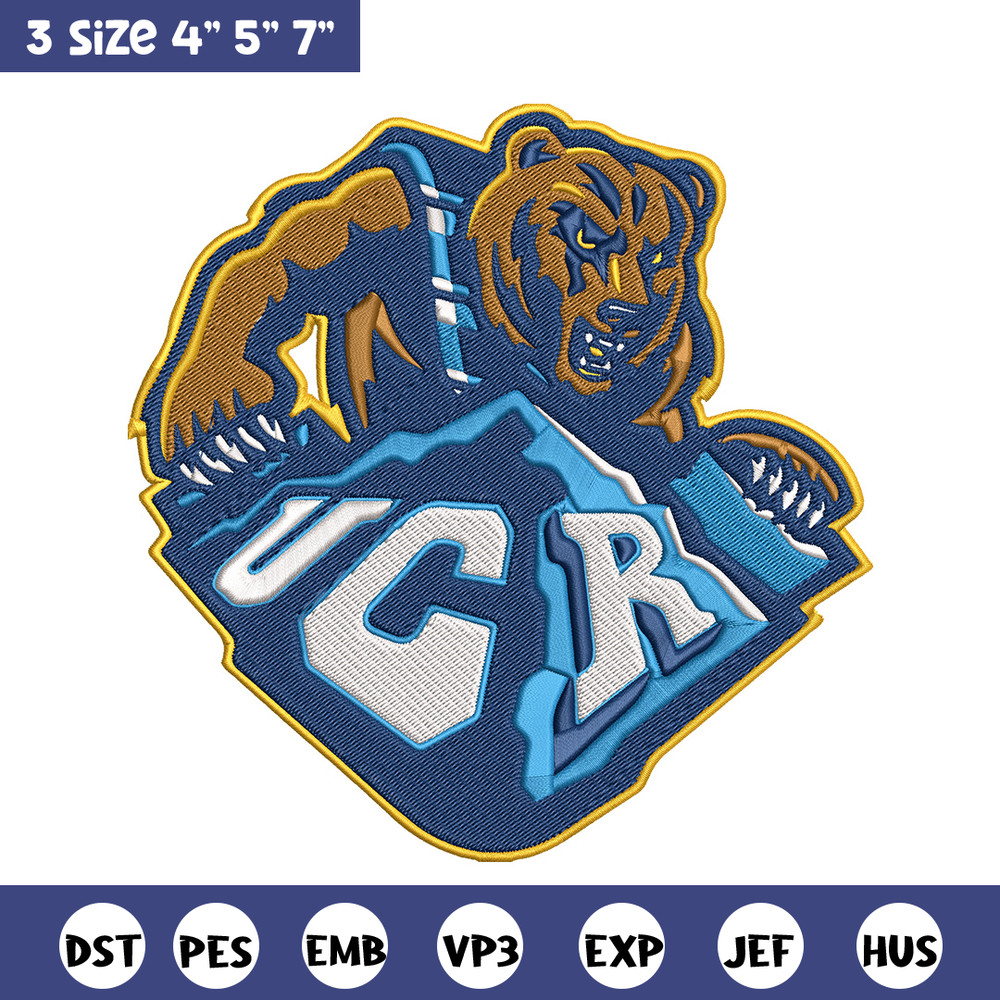 UC Riverside logo embroidery design, NCAA embroidery,Sport embroidery, Embroidery design, Logo sport embroidery.jpg