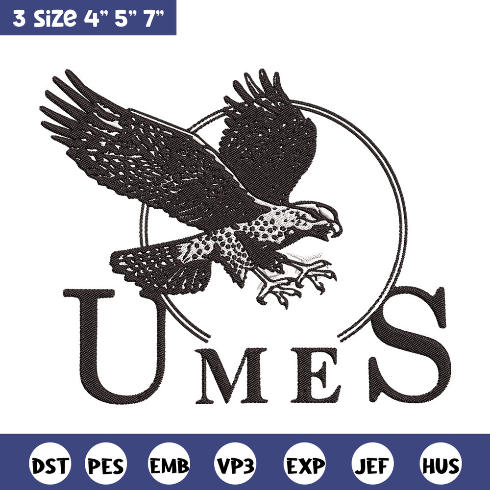 UMES mascot embroidery design, NCAA embroidery, Sport embroidery,Logo sport embroidery,Embroidery design.jpg