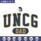 UNC Greensboro Logo embroidery design, NCAA embroidery, Sport embroidery,Logo sport embroidery,Embroidery design.jpg