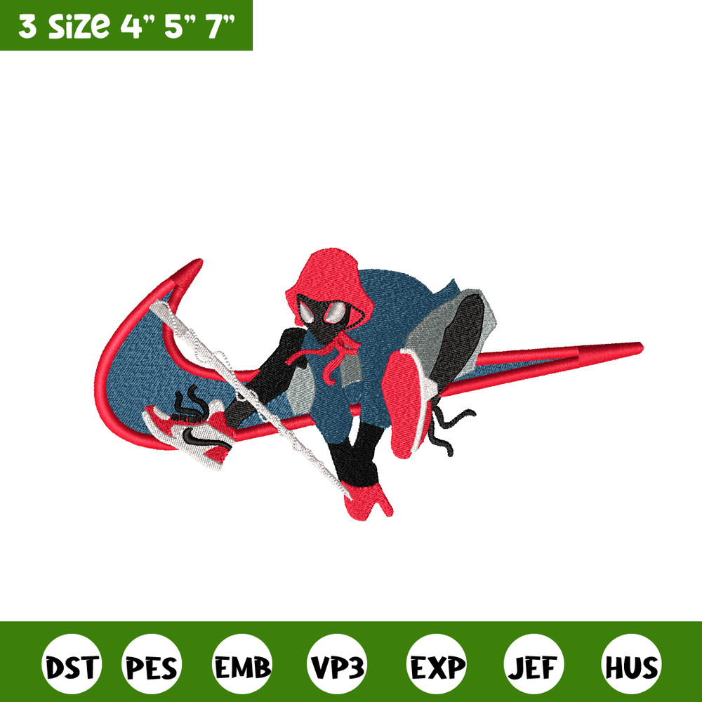 Black Spider Swoosh embroidery design, Black Spider embroidery, Nike design, Logo shirt, movie shirt, digital download.jpg