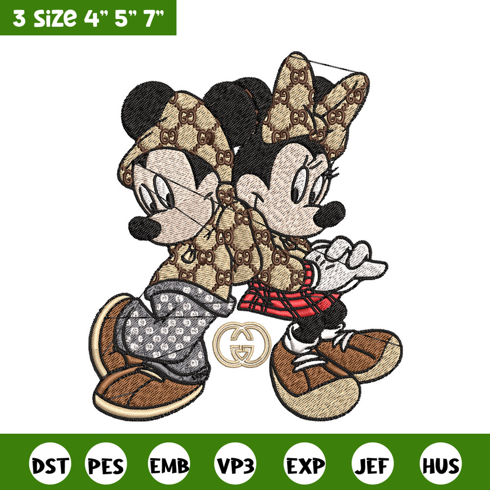 Couple gucci mouse Embroidery Design, Gucci Embroidery, Embroidery File, Logo shirt,Sport Embroidery, Digital download.jpg