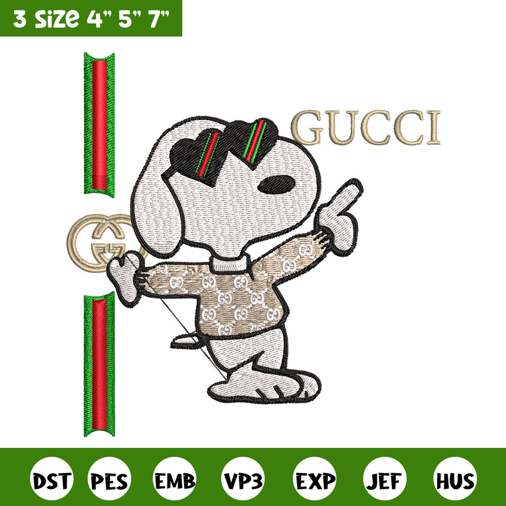 Dog gucci Embroidery Design, Gucci Embroidery, Embroidery File, Logo shirt, Sport Embroidery, Digital download..jpg