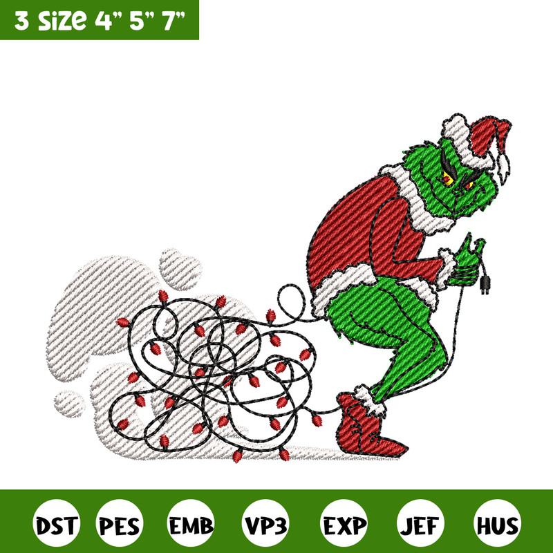 Grinch funny embroidery design, Grinch embroidery, Chrismas design,Embroidery shirt, Embroidery file, Digital download.jpg