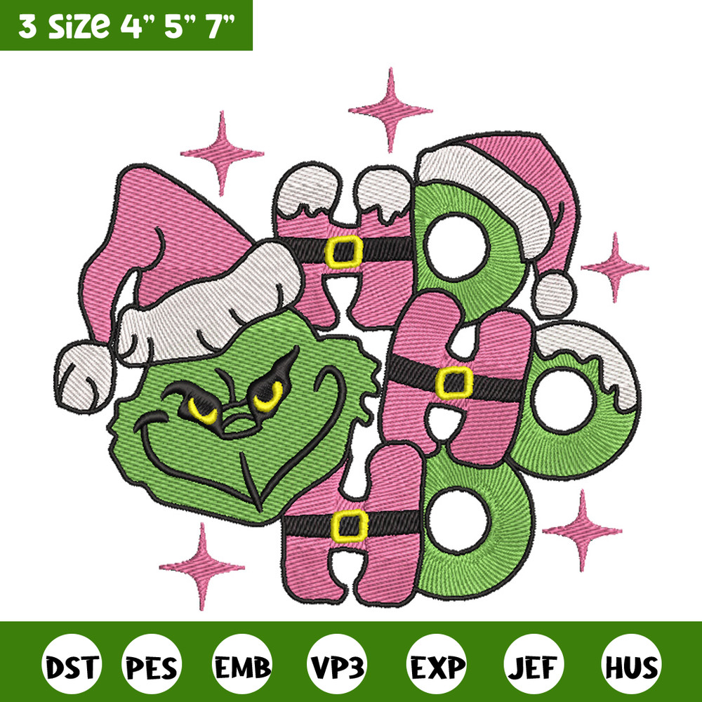 Grinch laugh embroidery design,Chrismas design, Embroidery shirt, Embroidery file, Grinch embroidery, Digital download.jpg