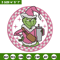 Grinch logo embroidery design, Grinch embroidery, Chrismas design,Embroidery shirt, Embroidery file, Digital download.jpg