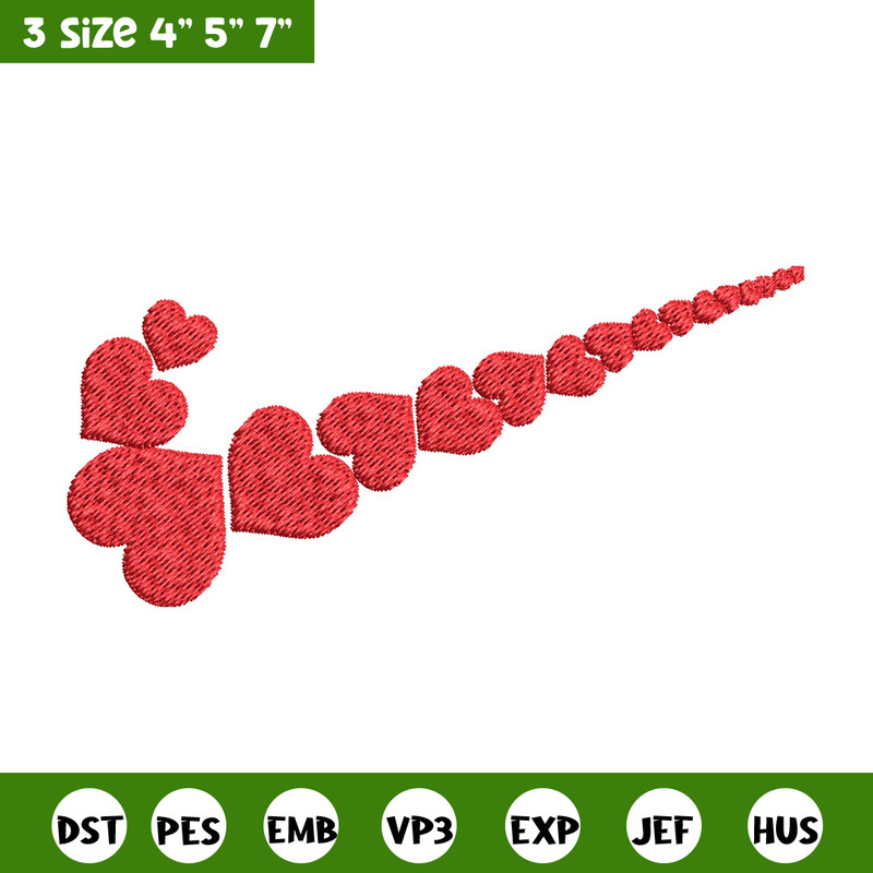 Heart nike logo Embroidery Design, Nike Embroidery, Brand Embroidery, Embroidery File, Logo shirt, Digital download.jpg