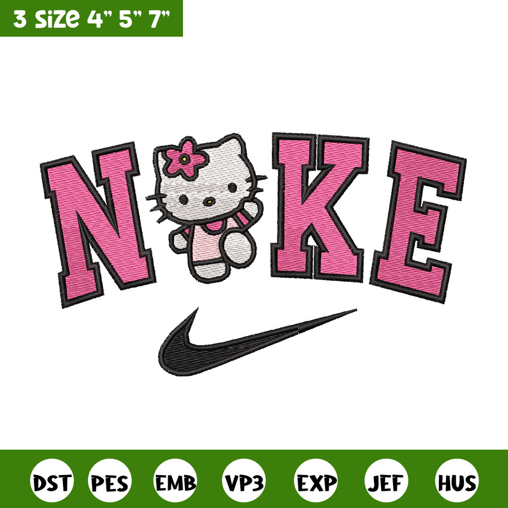 Hello Kitty Nike embroidery design, Hello Kitty embroidery, nike design, logo design, logo shirt, Digital download.jpg