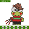 Keroppi Freddy Krueger Embroidery design, Horror Embroidery, horror design, Embroidery File, Digital download..jpg