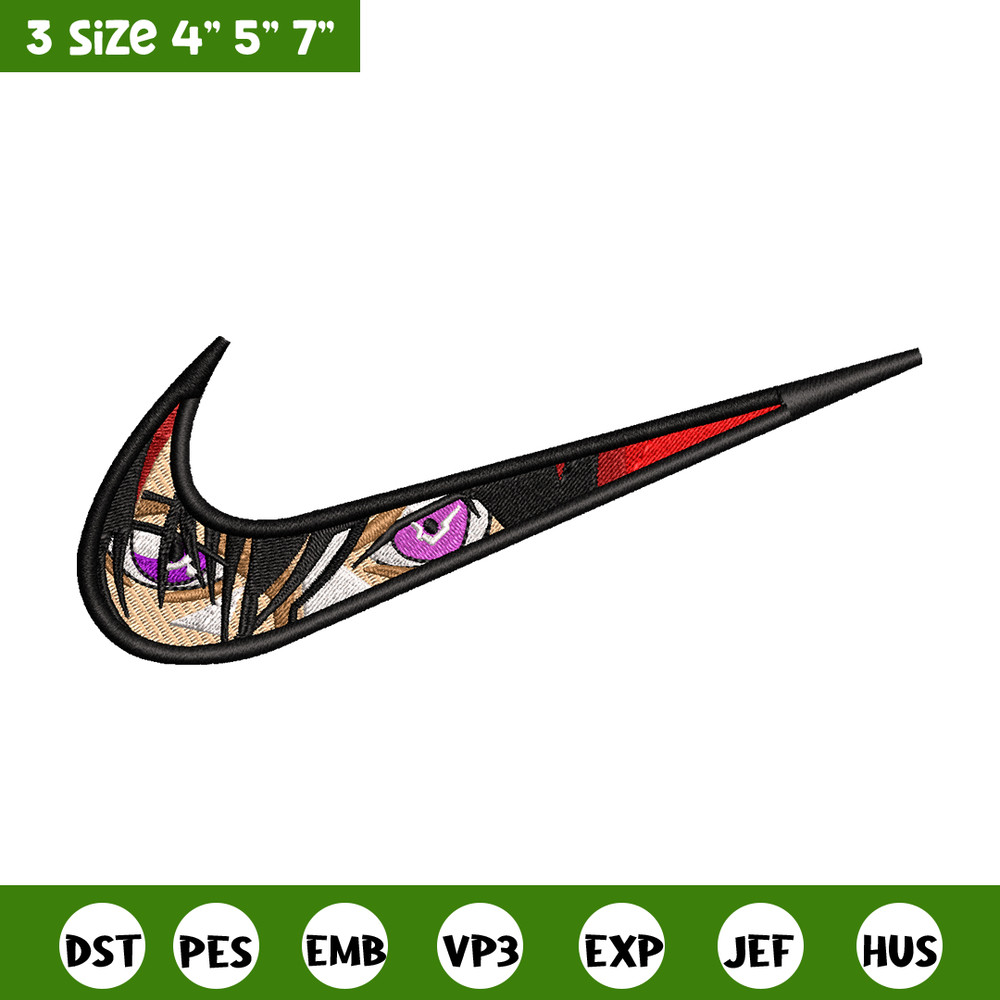 Lelouch vi Britannia Nike embroidery design, anime embroidery, nike design, anime design, anime shirt, Digital download.jpg