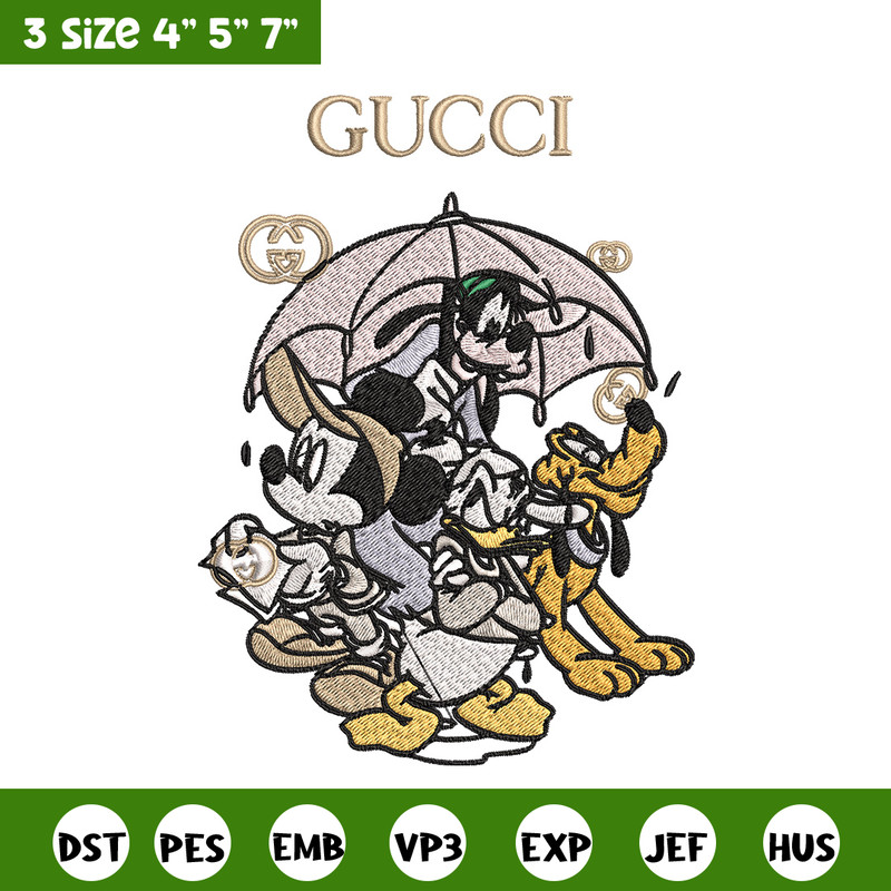 Mickey friends Embroidery Design, Gucci Embroidery, Brand Embroidery, Logo shirt, Embroidery File, Digital download.jpg