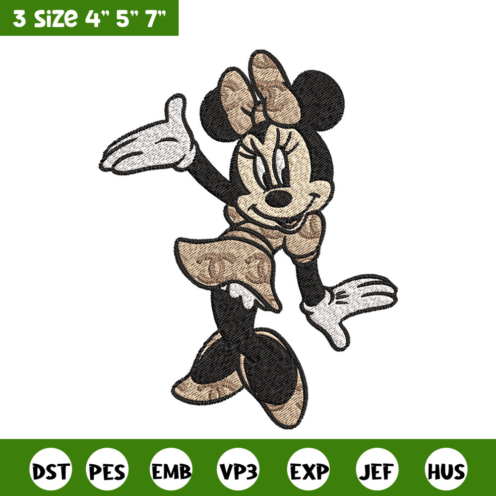 Minnie funny Embroidery Design, Gucci Embroidery, Brand Embroidery, Embroidery File, Logo shirt, Digital download.jpg