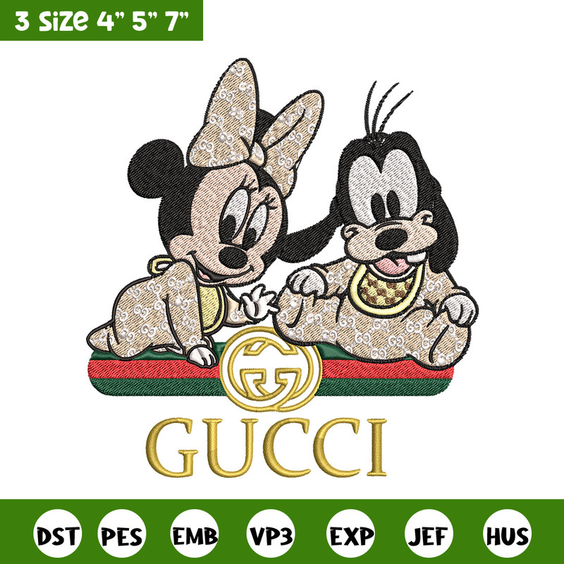 Minnie goofy baby Embroidery Design, Gucci Embroidery, Embroidery File, Logo shirt, Sport Embroidery, Digital download..jpg