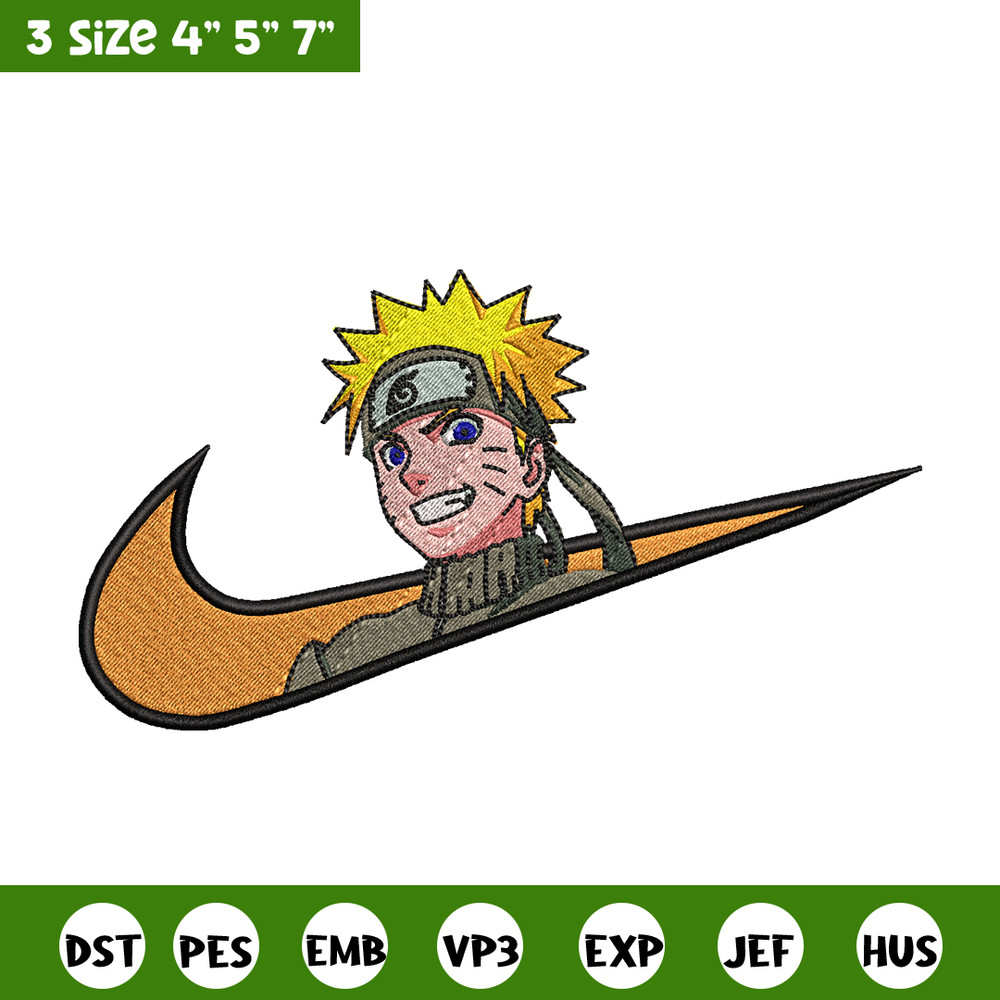Naruto smile Nike Nike embroidery design, Naruto embroidery, Nike design, anime design, anime shirt, Digital download.jpg