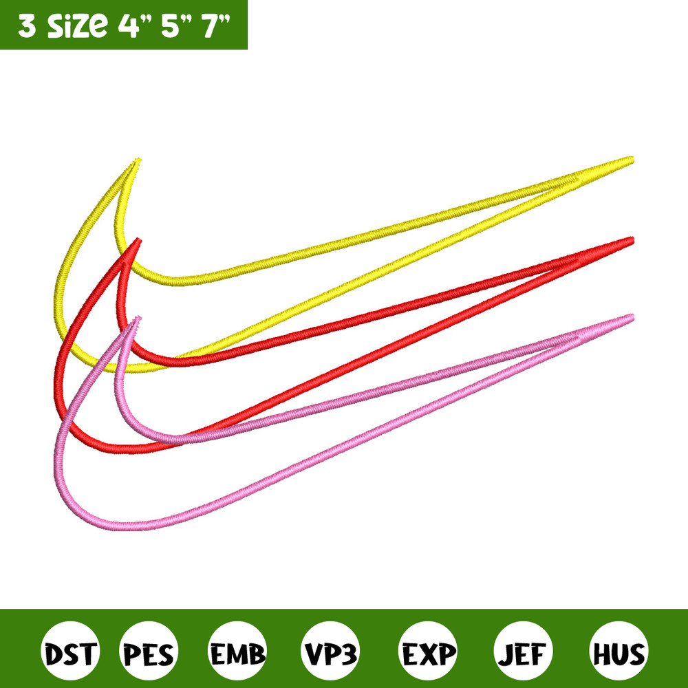Nike 3 sign embroidery design, Logo embroidery, Nike design, Embroidery shirt, Embroidery file,Digital download.jpg