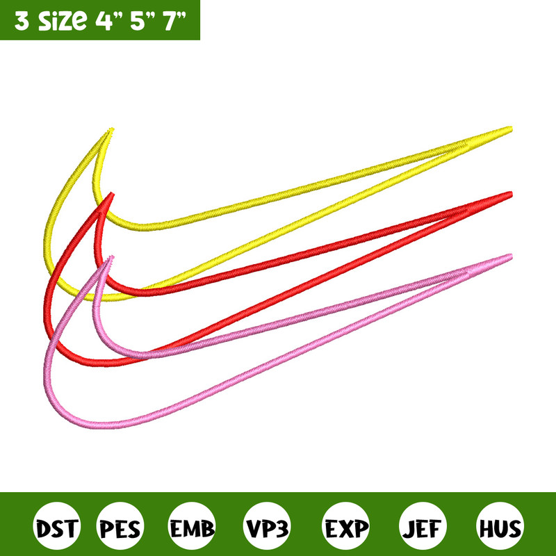 Nike 3 sign embroidery design, Logo embroidery, Nike design, Embroidery shirt, Embroidery file,Digital download.jpg
