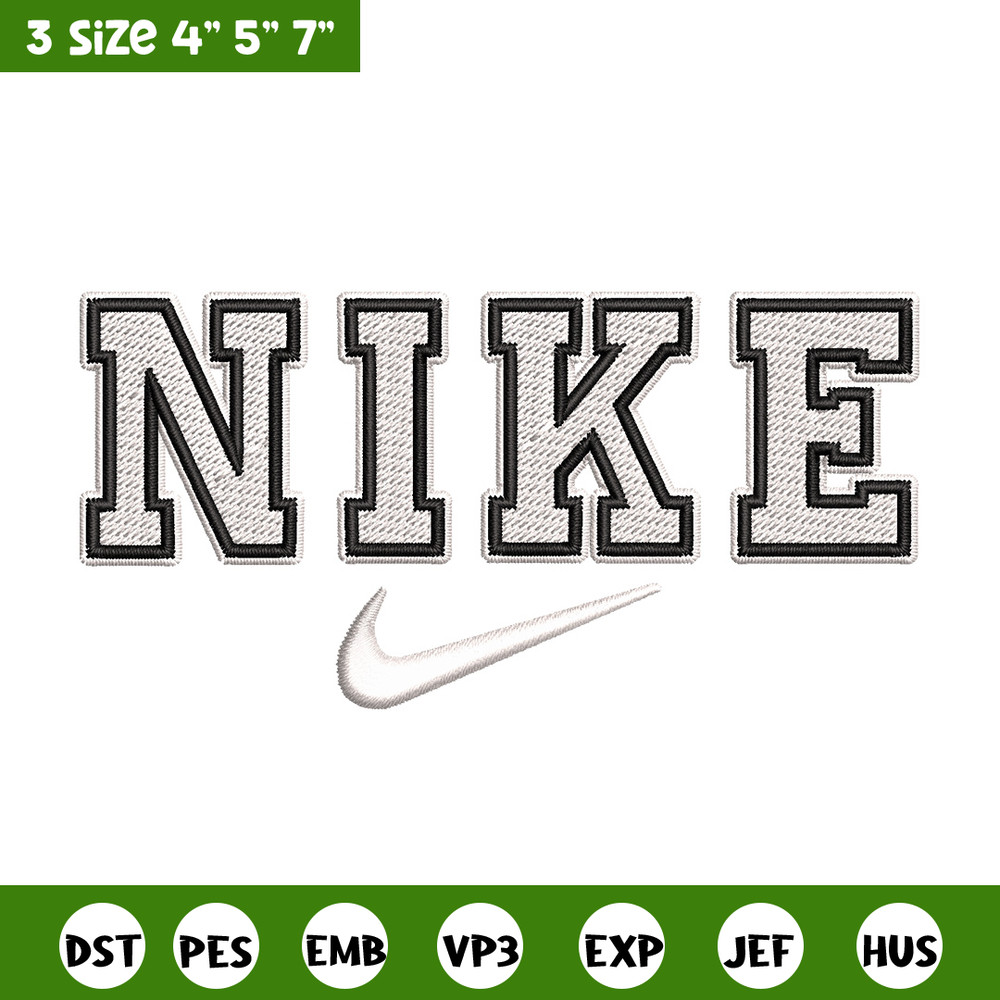 Nike black white embroidery design, Nike embroidery, Nike design,Embroidery file,Embroidery shirt,Digital download.jpg
