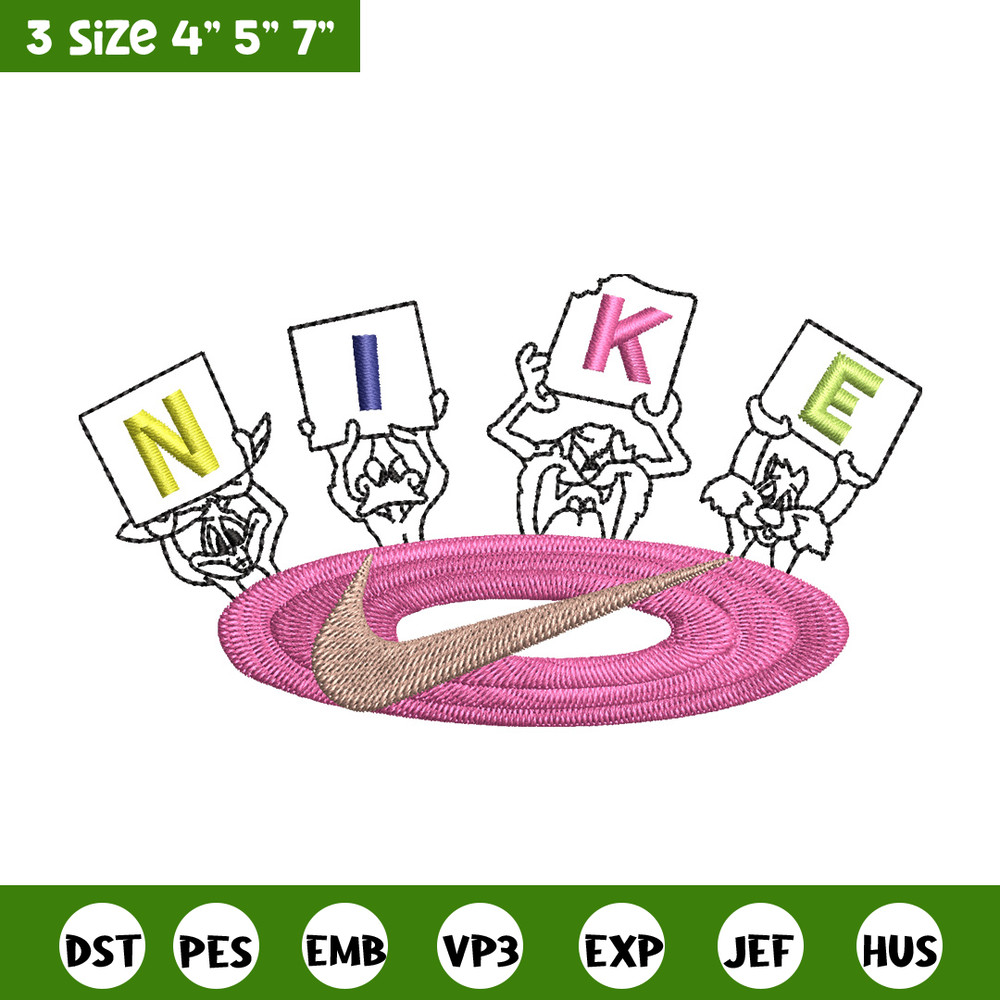 Nike cartoon embroidery design, Cartoon embroidery, Nike design, Embroidery shirt, Embroidery file, Digital download.jpg