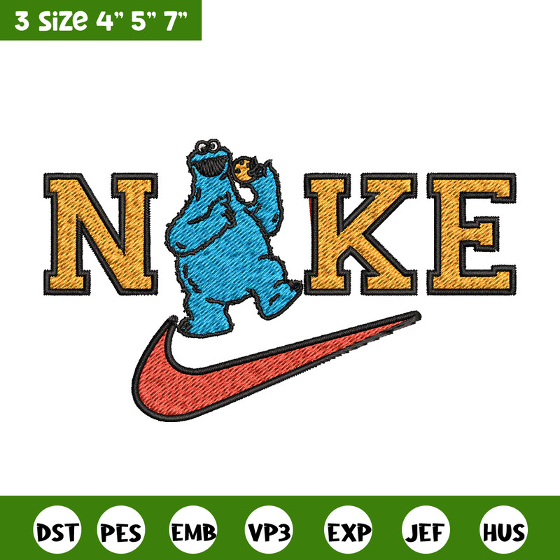 Nike green cartoon Embroidery Design, Nike Embroidery, Brand Embroidery, Embroidery File, Logo shirt, Digital download.jpg