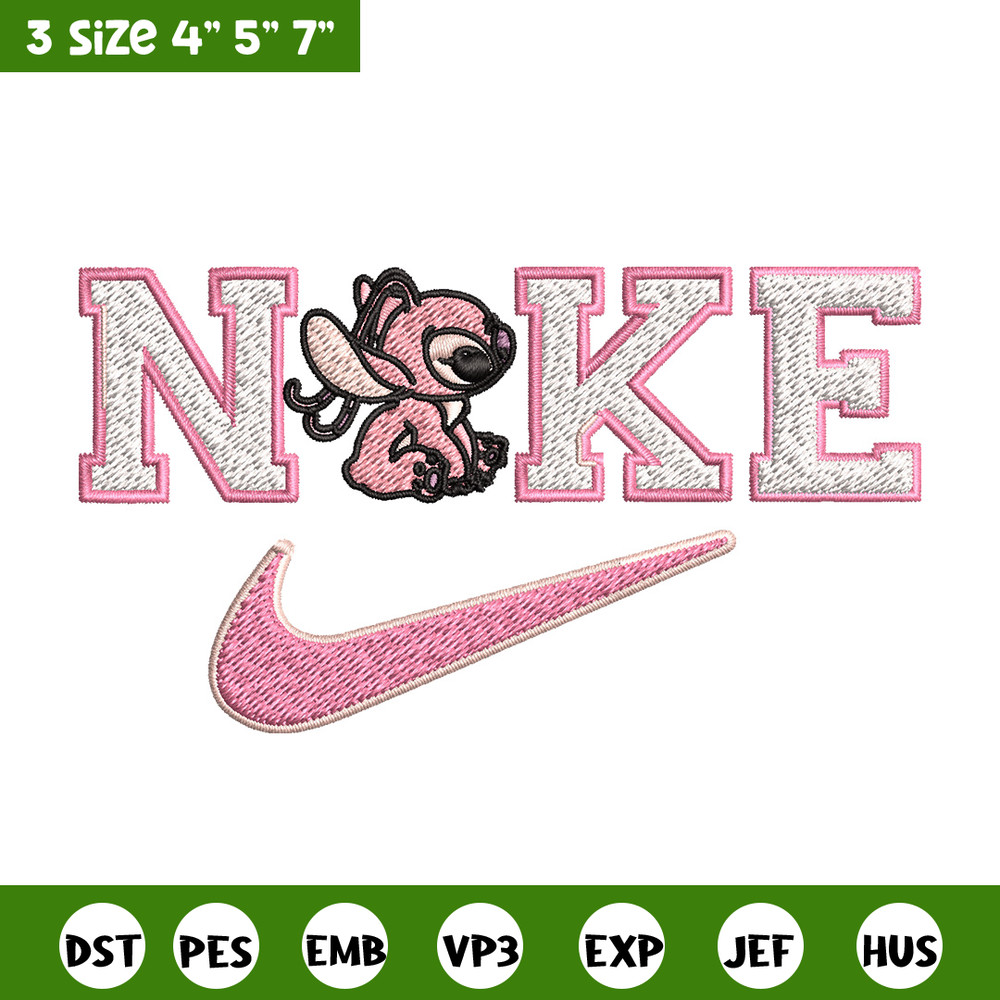 Nike pink stitch Embroidery Design, Stitch Embroidery, Nike Embroidery, Embroidery File, Logo shirt, Digital download.jpg