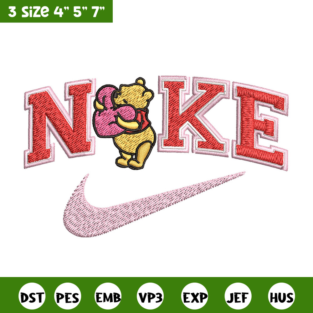 Nike pooh Embroidery Design, Pooh Embroidery, Nike Embroidery, Embroidery File, Logo shirt, Digital download.jpg