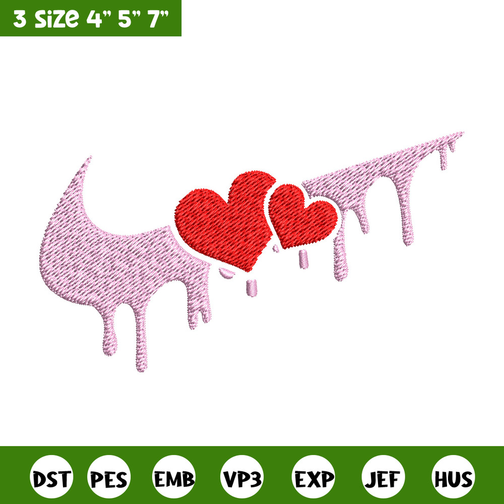 Nike red heart Embroidery Design, Nike Embroidery, Brand Embroidery, Embroidery File, Logo shirt, Digital download.jpg